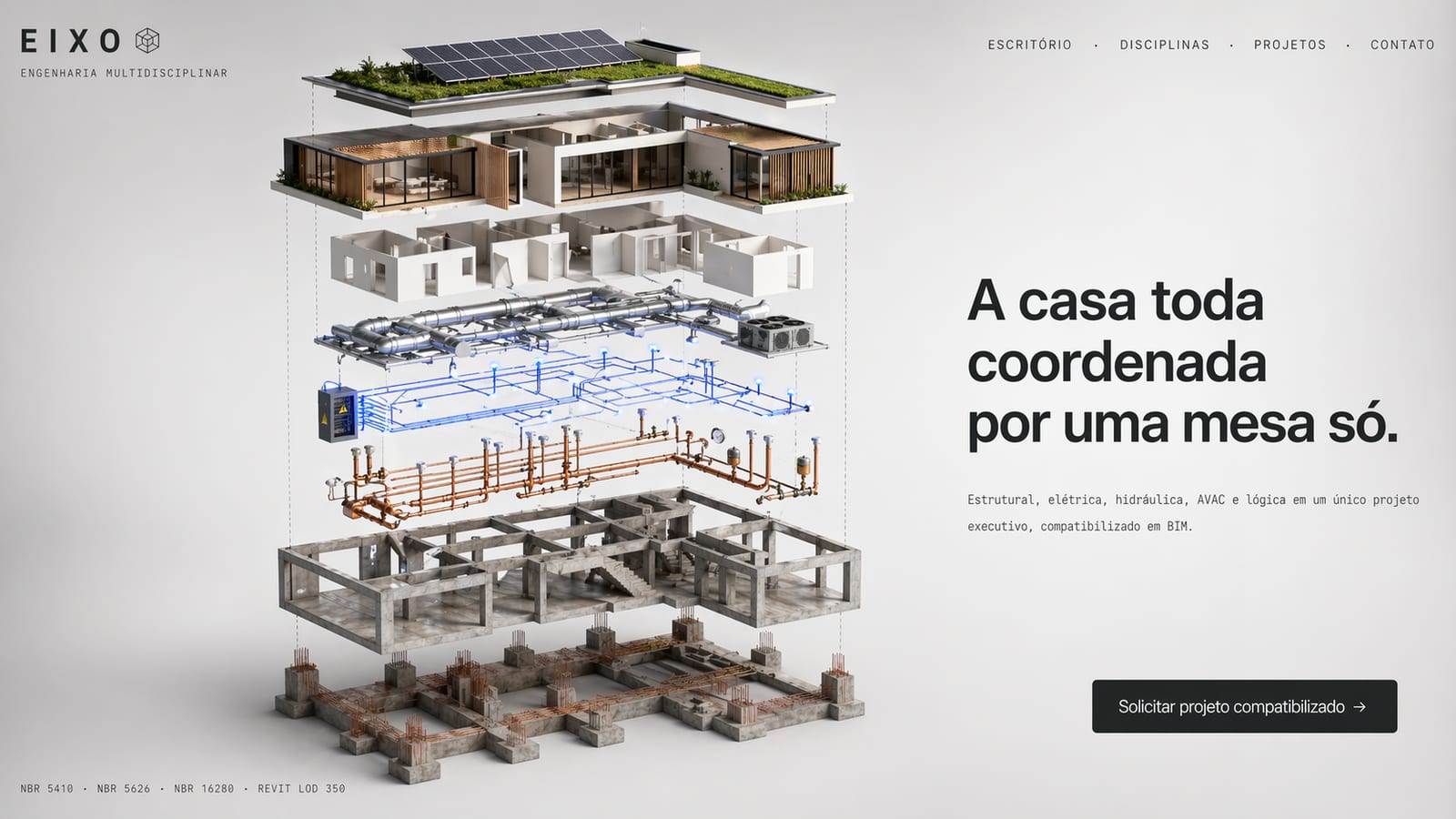 Maquete — arquitetura residencial autoral, seis obras por ano
